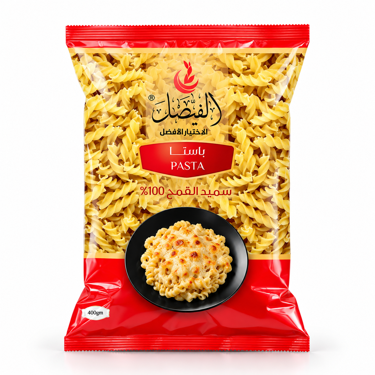 مكرونة الفصيل، حلزونية