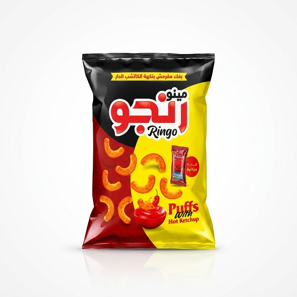 رنجو بالكاتشب الحار
